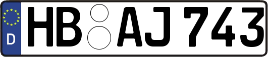HB-AJ743
