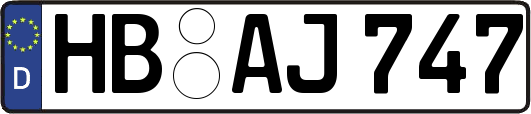 HB-AJ747