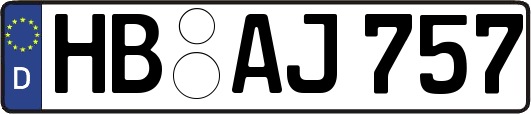 HB-AJ757