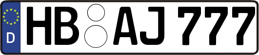 HB-AJ777