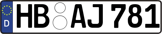 HB-AJ781