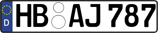 HB-AJ787