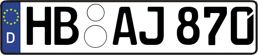 HB-AJ870