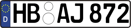 HB-AJ872