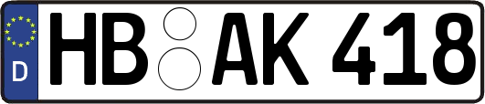 HB-AK418