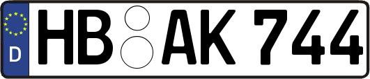 HB-AK744