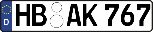 HB-AK767