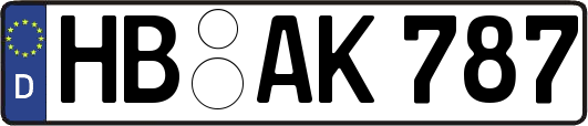HB-AK787