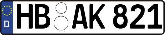 HB-AK821