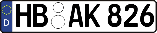 HB-AK826