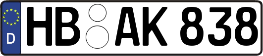 HB-AK838