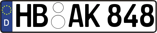 HB-AK848