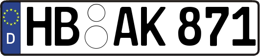 HB-AK871