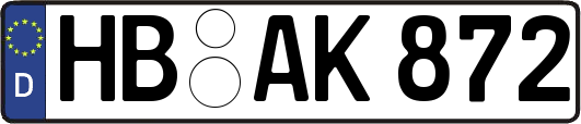 HB-AK872