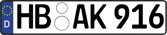 HB-AK916