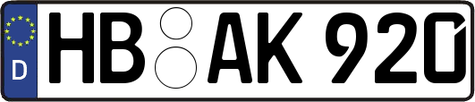 HB-AK920