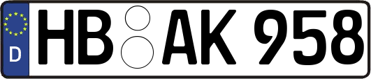 HB-AK958