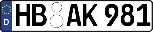 HB-AK981