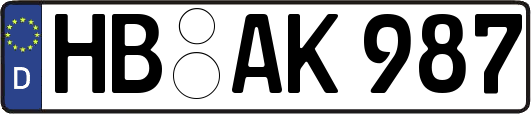 HB-AK987