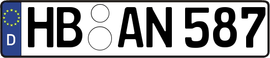 HB-AN587