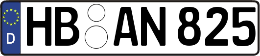 HB-AN825