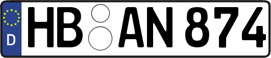 HB-AN874