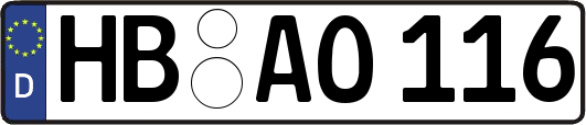 HB-AO116