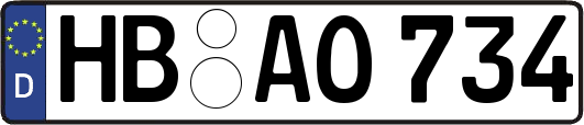 HB-AO734