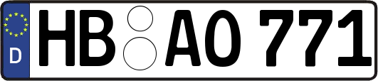 HB-AO771