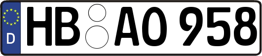 HB-AO958