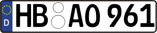HB-AO961