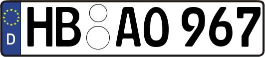 HB-AO967