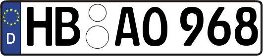 HB-AO968
