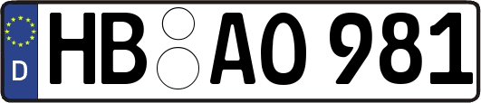 HB-AO981