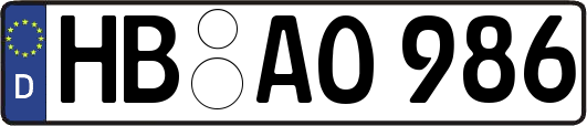 HB-AO986
