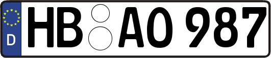 HB-AO987