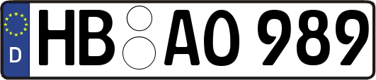 HB-AO989