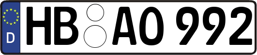 HB-AO992