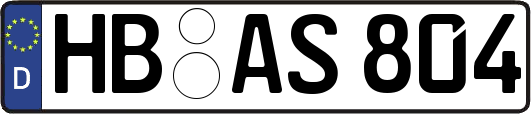 HB-AS804