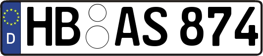 HB-AS874