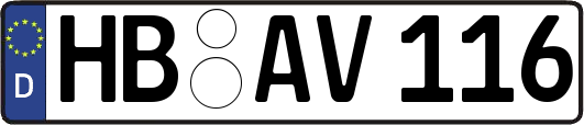 HB-AV116
