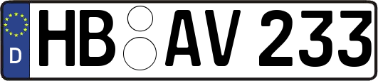 HB-AV233