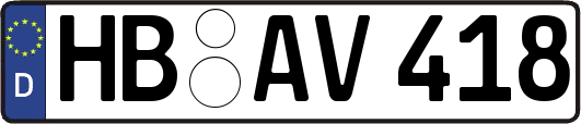 HB-AV418