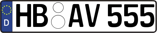 HB-AV555