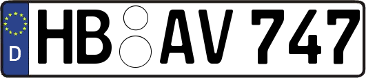HB-AV747