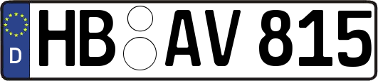 HB-AV815