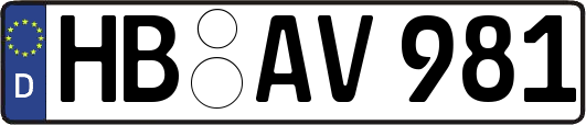 HB-AV981