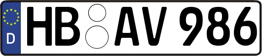 HB-AV986