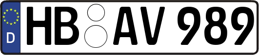 HB-AV989