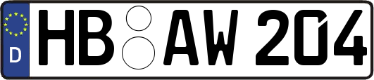 HB-AW204